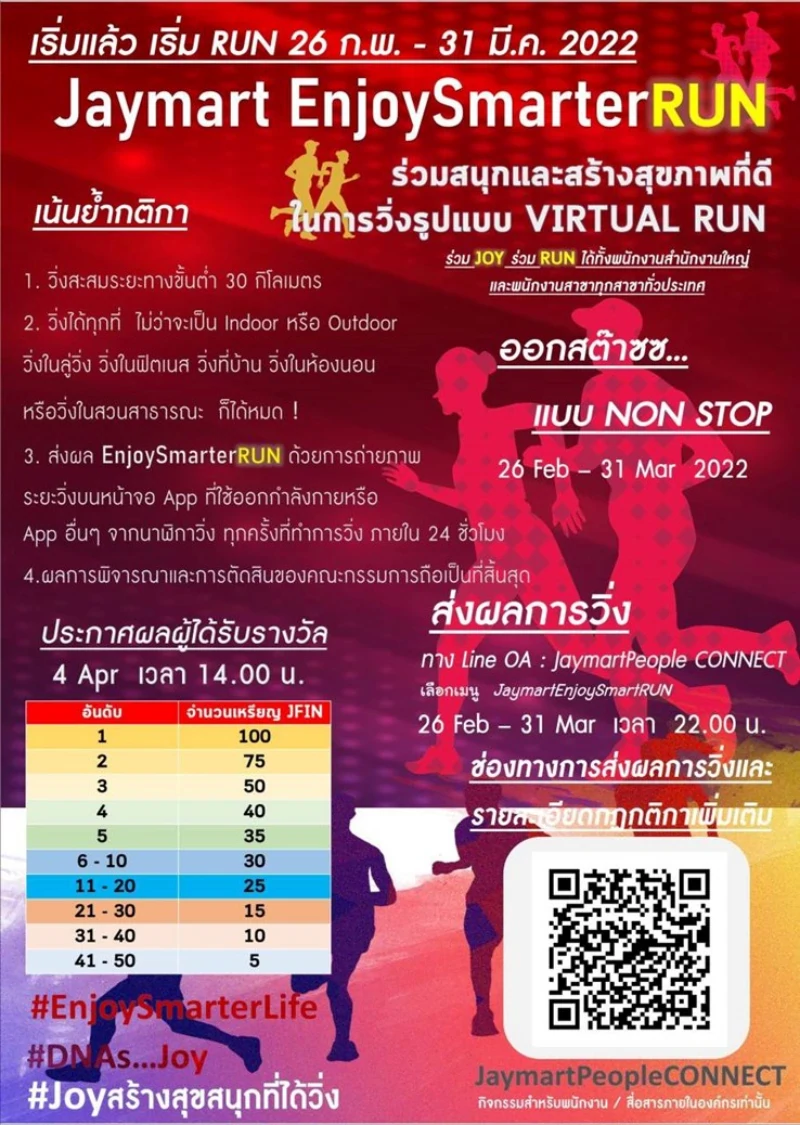 กิจกรรม “Enjoy Smarter Run”