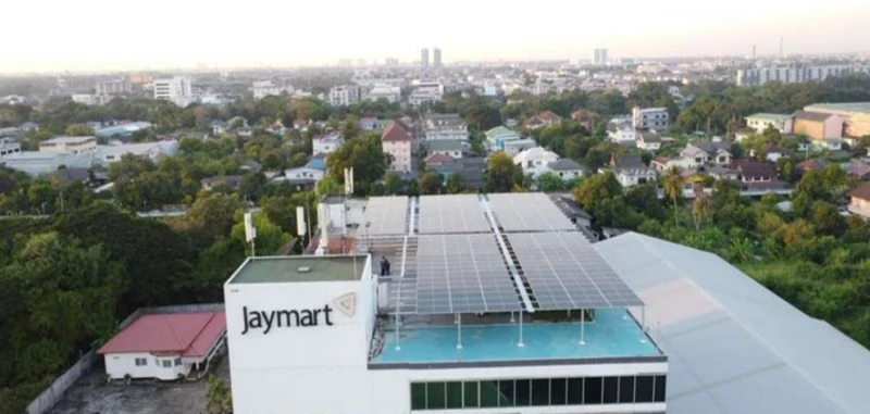Jaymart Solar rooftop เพื่อลดการใช้พลังงานไฟฟ้า เดือนพฤศจิกายน 2565